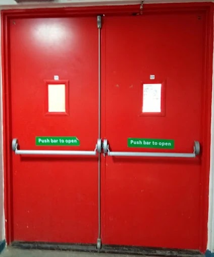 Fire door installation